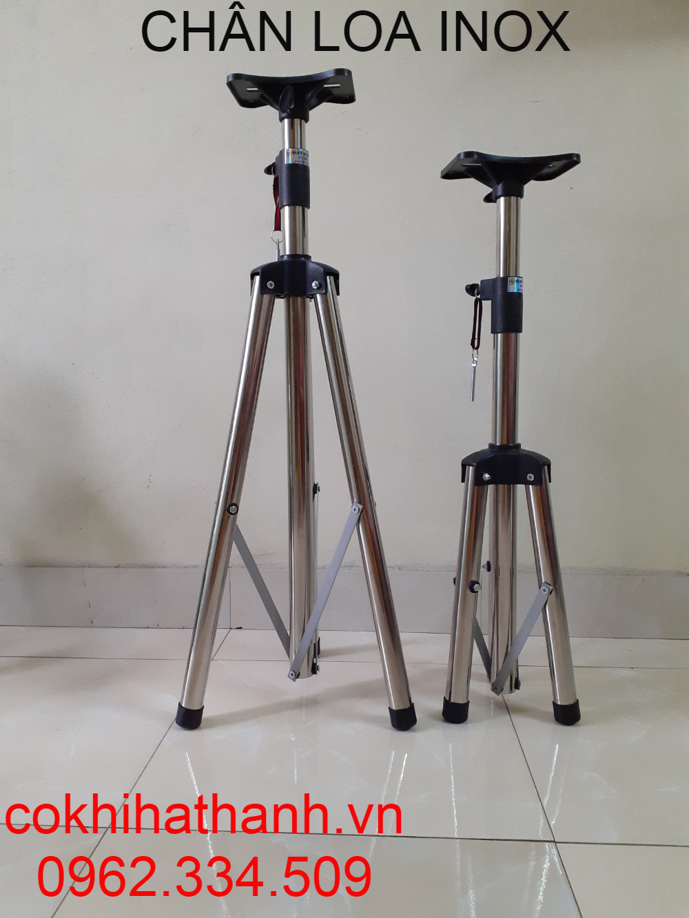 CHÂN LOA INOX 2 CHIẾC HÀNG CAO CẤP
