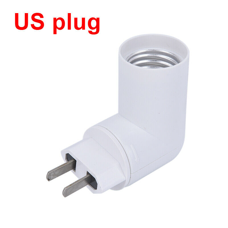 QKKQLA E27 Led Light Lamp Bulb Bases Socket Holder Adjstable 360 Corn Bulb Adapter Power Plug Converter Lighting