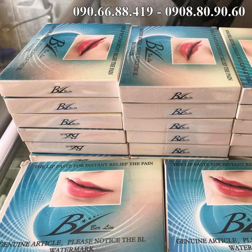 Hộp 10 miếng - Tê dán môi BL phun xăm không đau