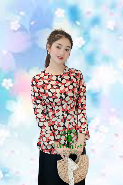 ÁO BÀ BA LỤA MANGO LÁ + QUẦN