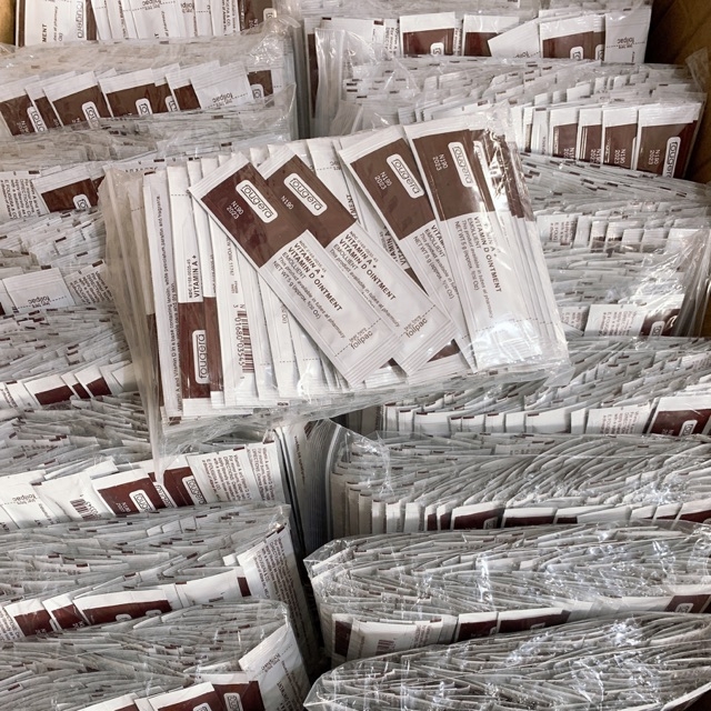 100 tuýp Vitamin A&D dưỡng hình xăm , môi , mí