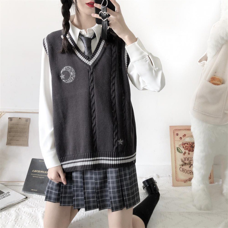 Áo gile len JK ULZZANG