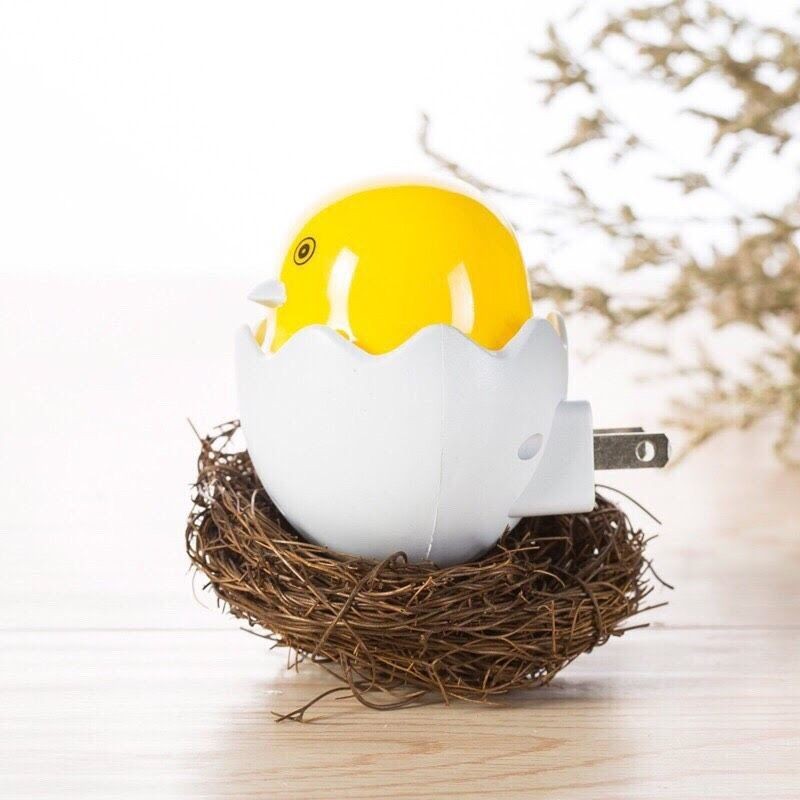 [HCM] [FREE 20K SHIP+QUÀ TẶNG] Đèn Ngủ Cảm Ứng Ánh Sáng Hình Con Gà Vỏ Trứng - Hàng nhập khẩu