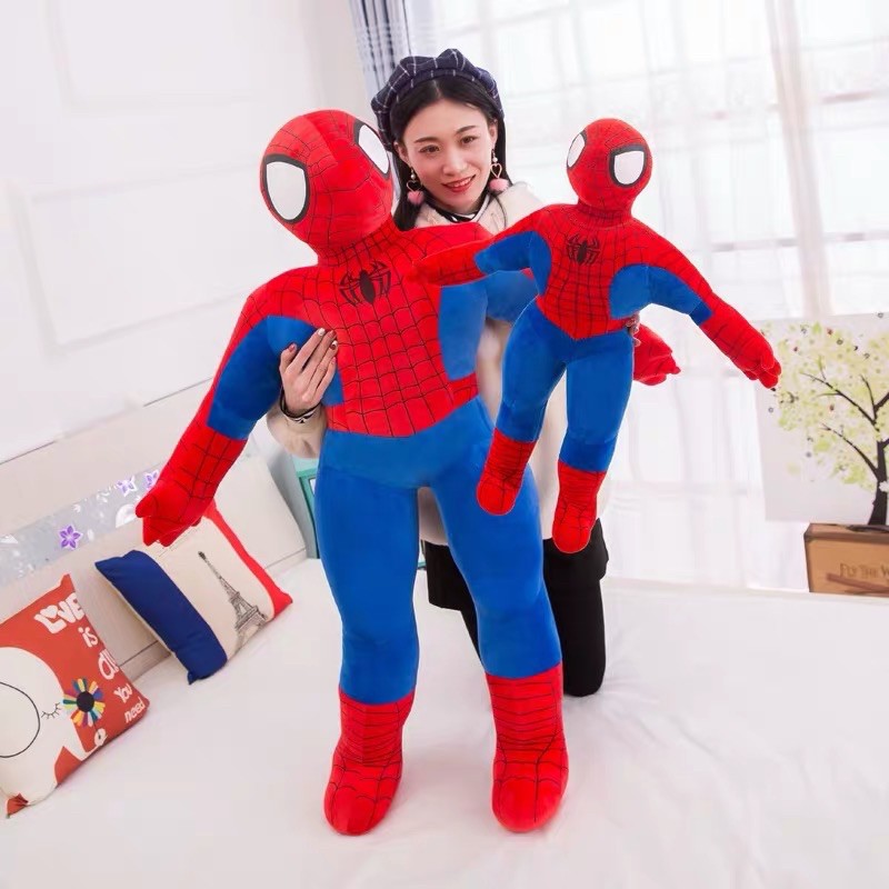 GẤU BÔNG NGƯỜI NHỆN ĐỦ SIZE -THÚ BÔNG NGƯỜI NHỆN
