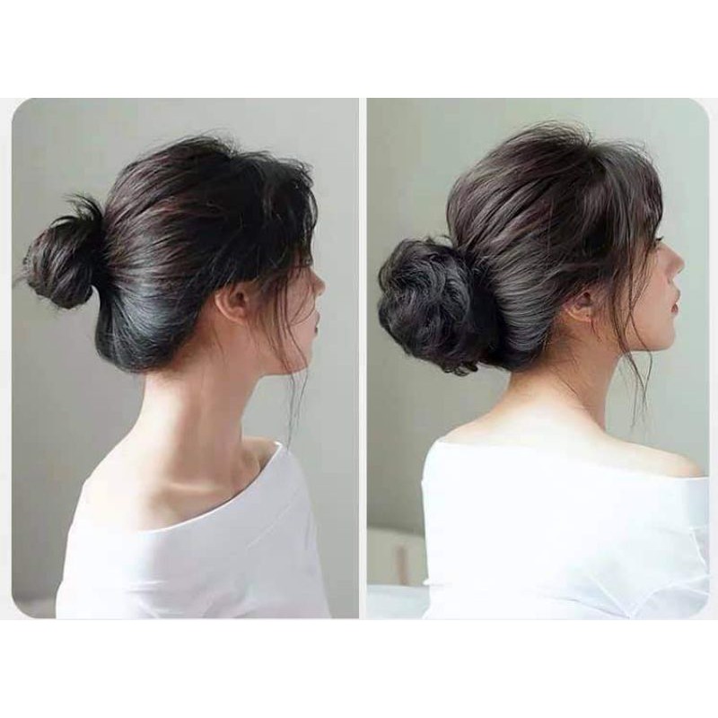 [Mã FAXANH245 giảm 10K đơn 50K] [ FRESHIP ] Tóc giả nữ búi rối hót năm nay