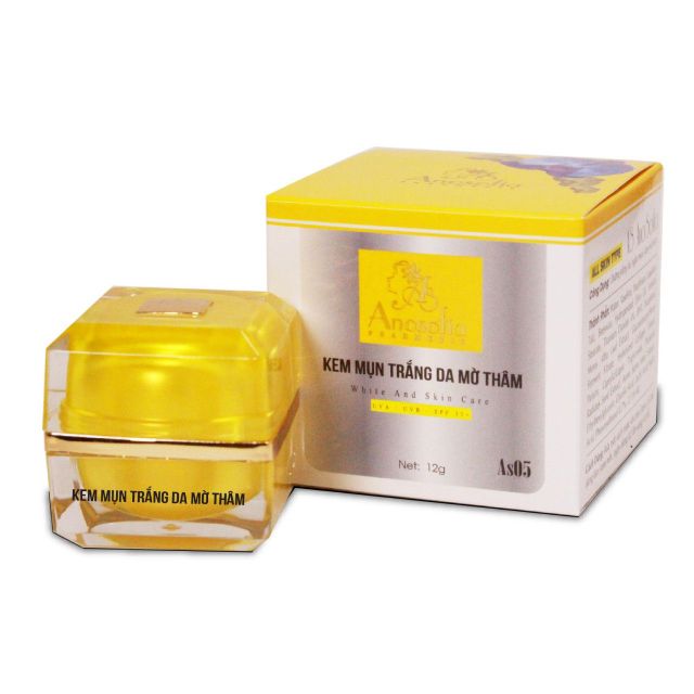 Kem anosofia mụn trắng da mờ thâm - 12g
