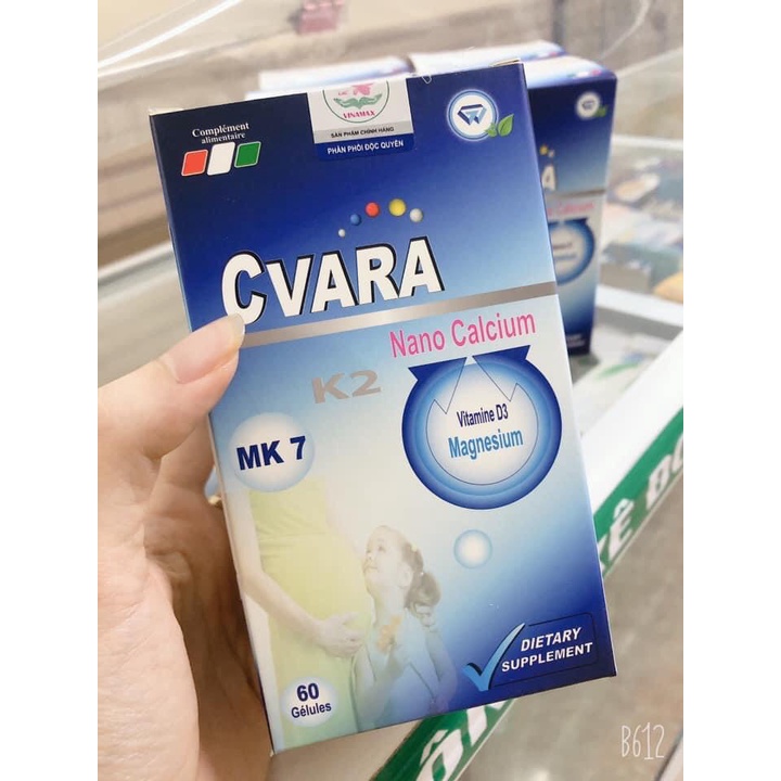 Canxi Cvara hộp 60 viên ⚡nhập khẩu Pháp⚡