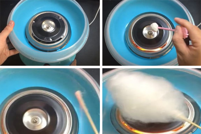 Mini Cotton Candy Maker at Home