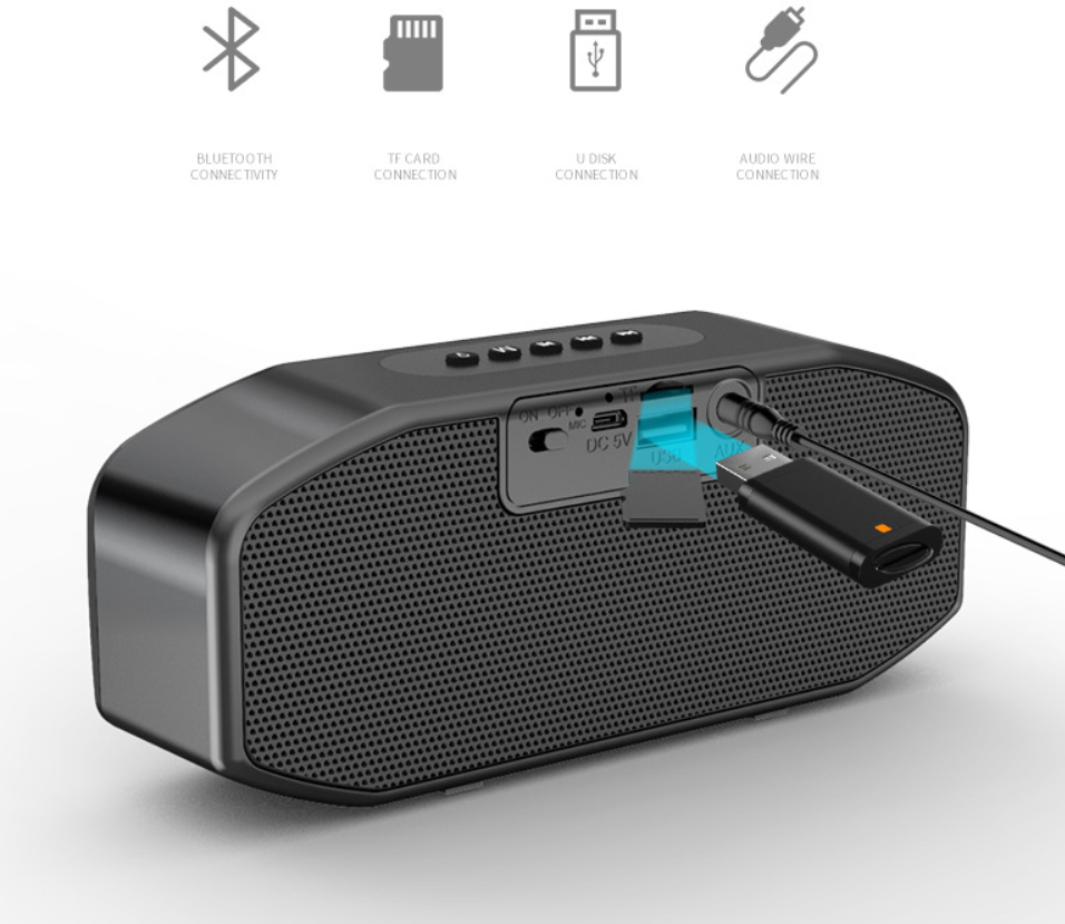 Loa Bluetooth MANOVO M4 âm thanh trầm cực hay