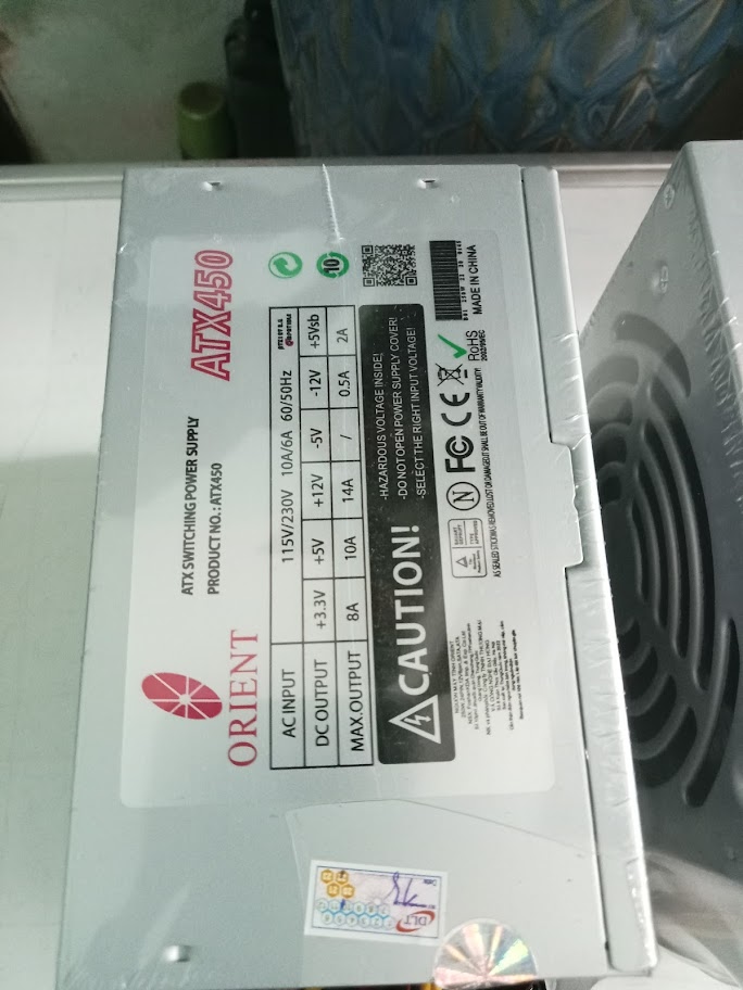 Nguồn PC Orient ATX 450W