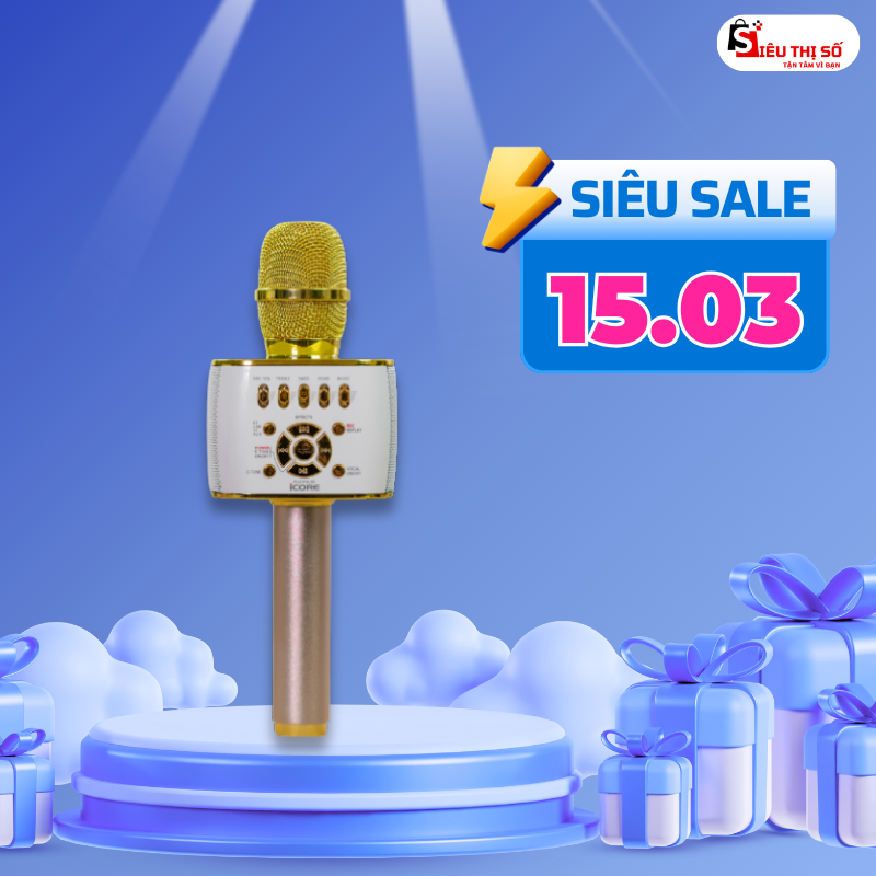 Micro Karaoke kèm loa bluetooth iCore IC-M99