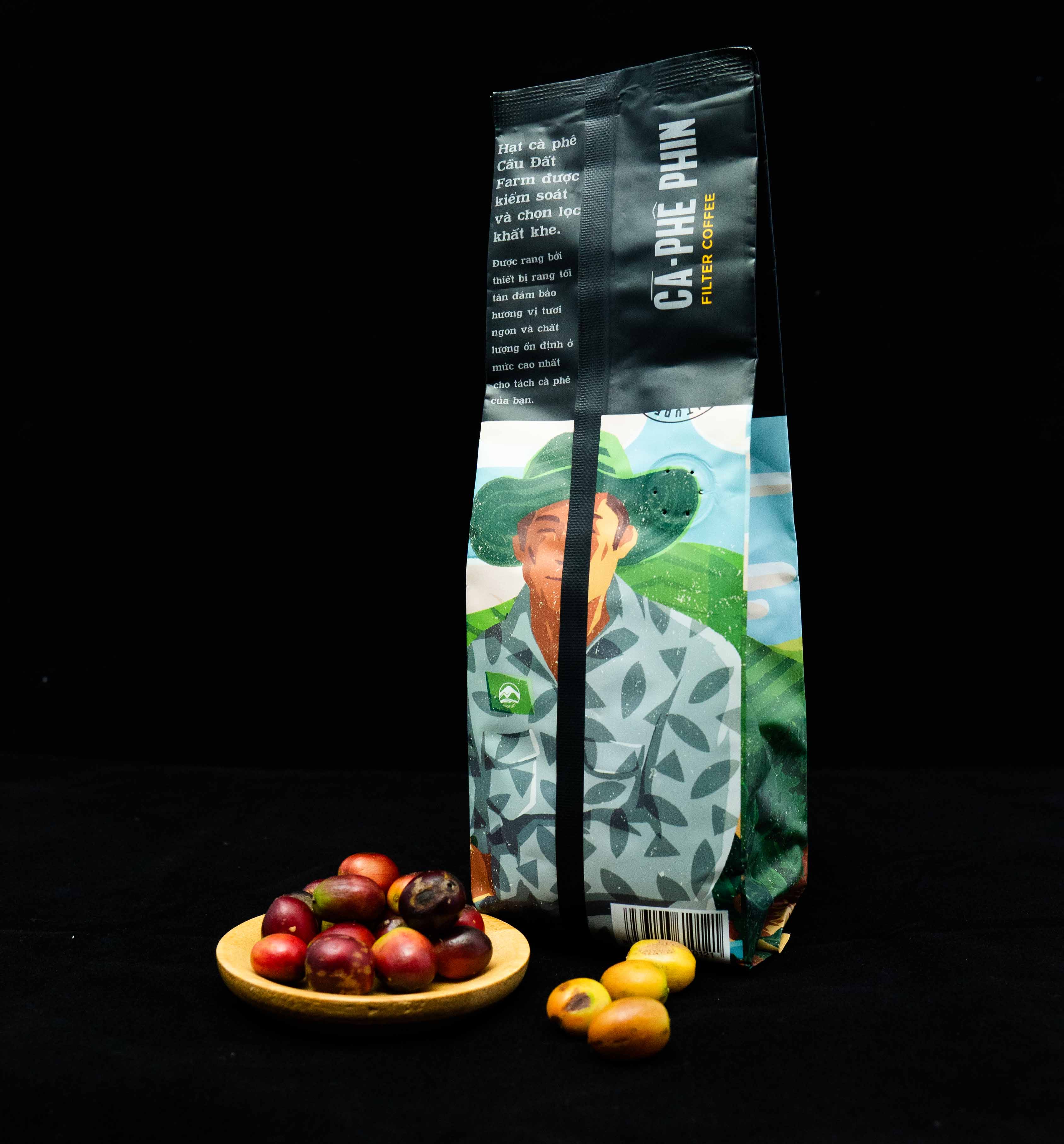 Cà Phê Phin Cầu Đất Farm 250gr (Dạng Bột)