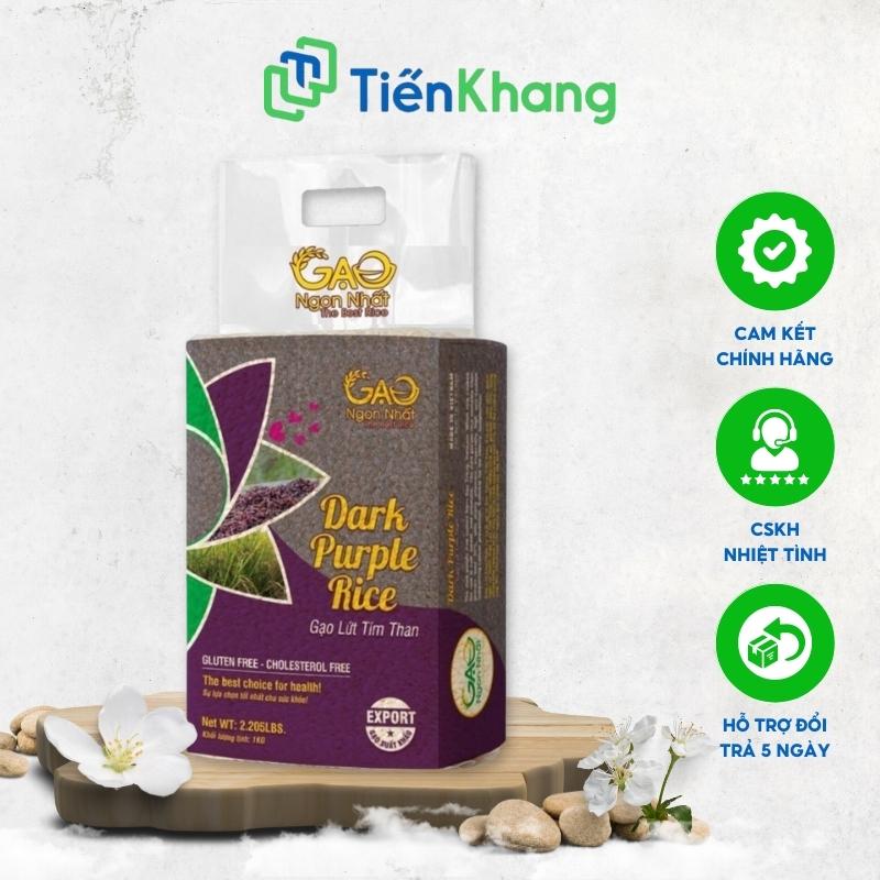 Gạo Lứt Tím Than Export - Túi (1kg)