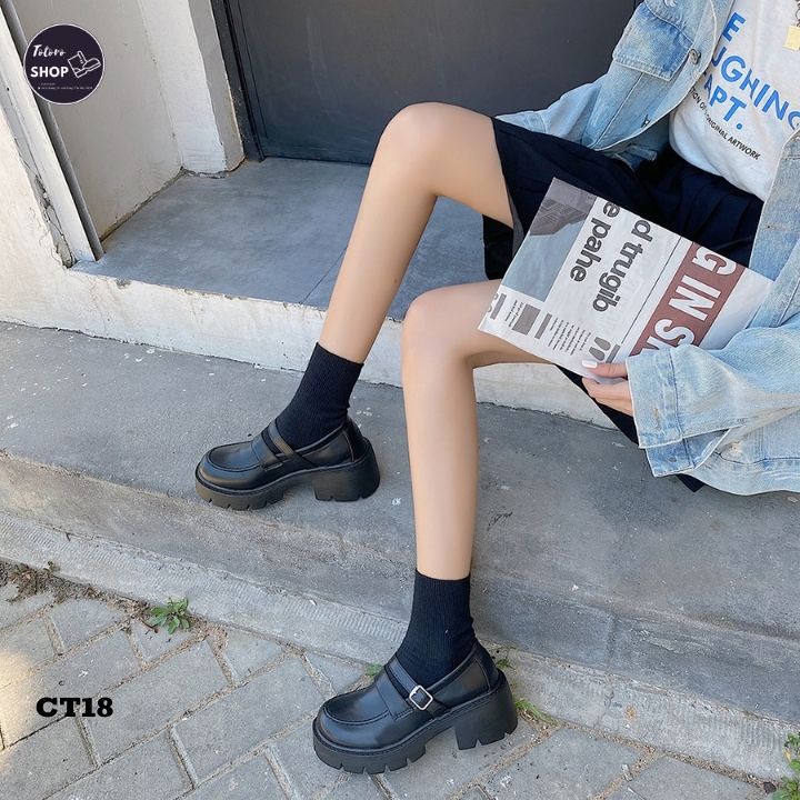 [Hàng Sẵn] [Ảnh Thật] [Freeship] Giày Oxford Đế Cao - CT18