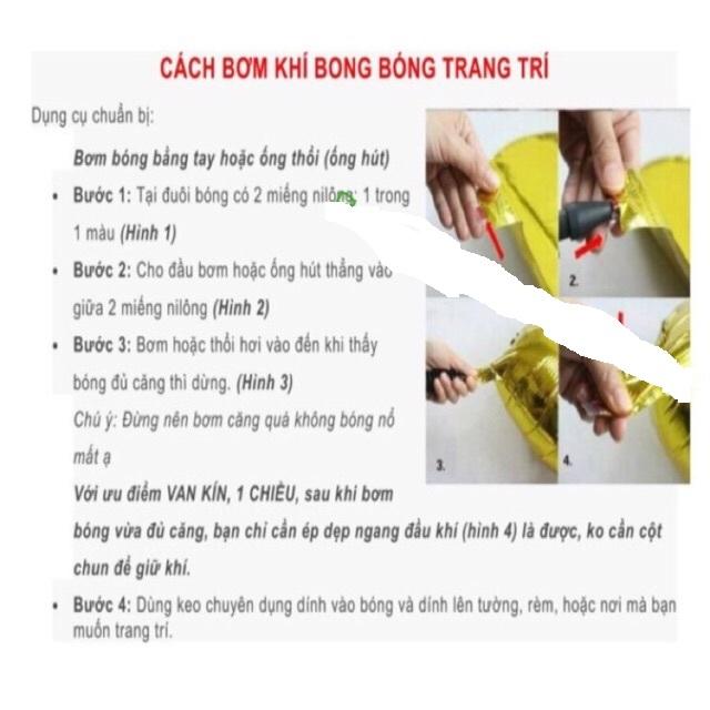 SET BÓNG TRANG TRÍ SINH NHẬT CHO VỢ  / CHỒNG 034 ( tặng bơm bóng, băng dính bóng, dây ruy băng)