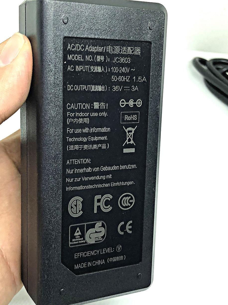 Adapter 36v 3a loại tốt