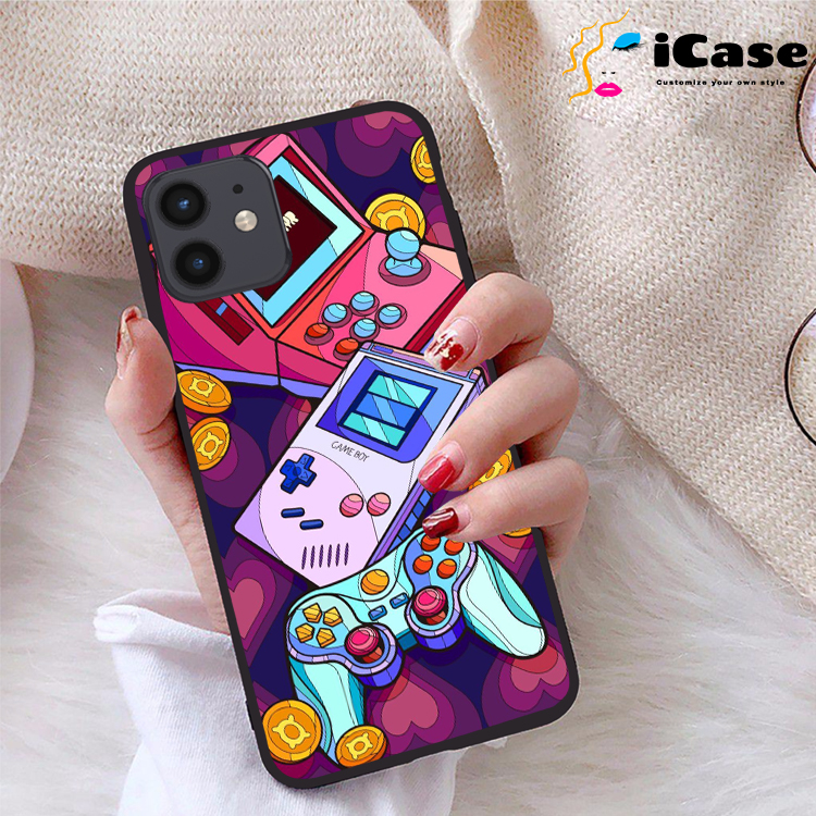 Ốp lưng iphone 12 viền dẻo tpu bst purple