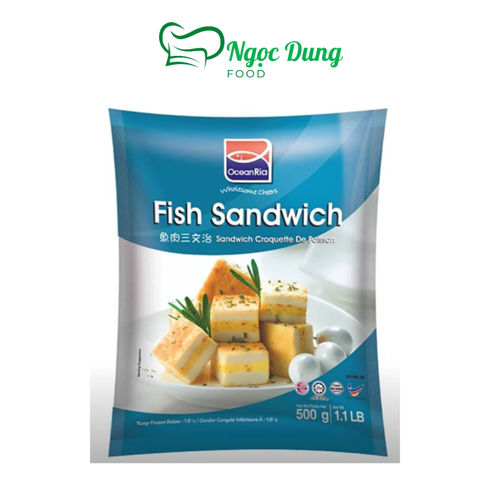 Sanwich cá hồi thả lẩu 500g