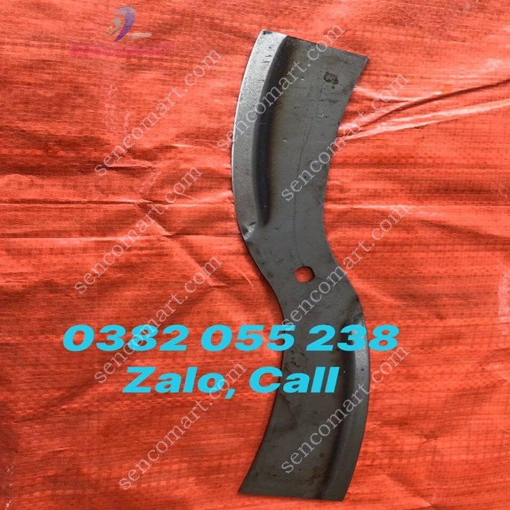 2 dao máy băm cỏ, băm chuối 40cm thép C45
