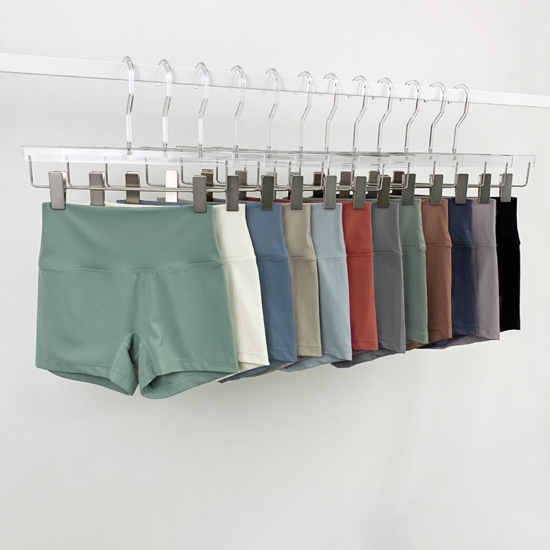 Quần short,quần đùi thể thao nữ lưng cao chất poly cao cấp (13 màu)