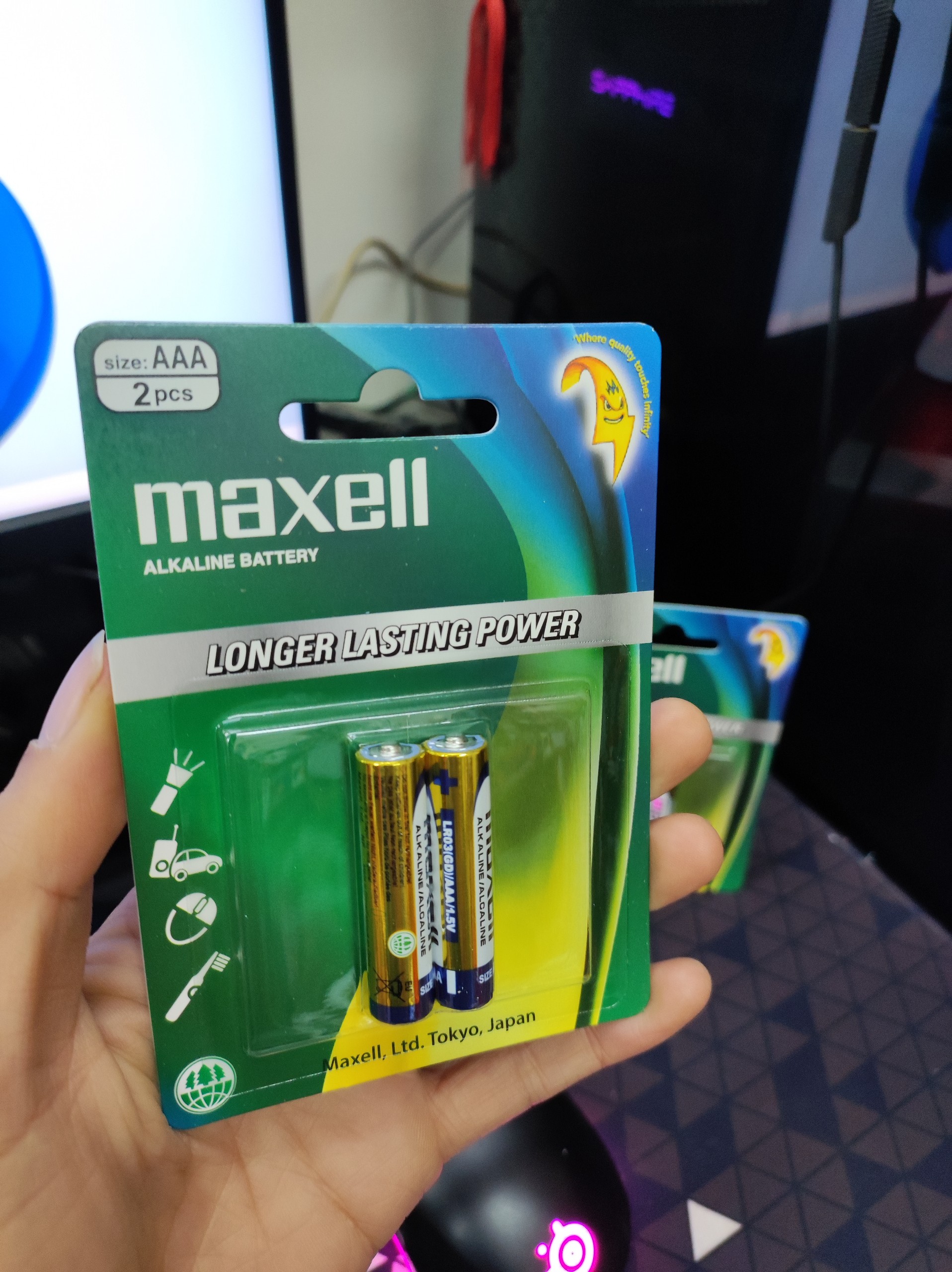 Vỉ 2 viên Pin Maxell 1.5v AA (LR6) / AAA (LR03) ALKALINE Battery MKStore