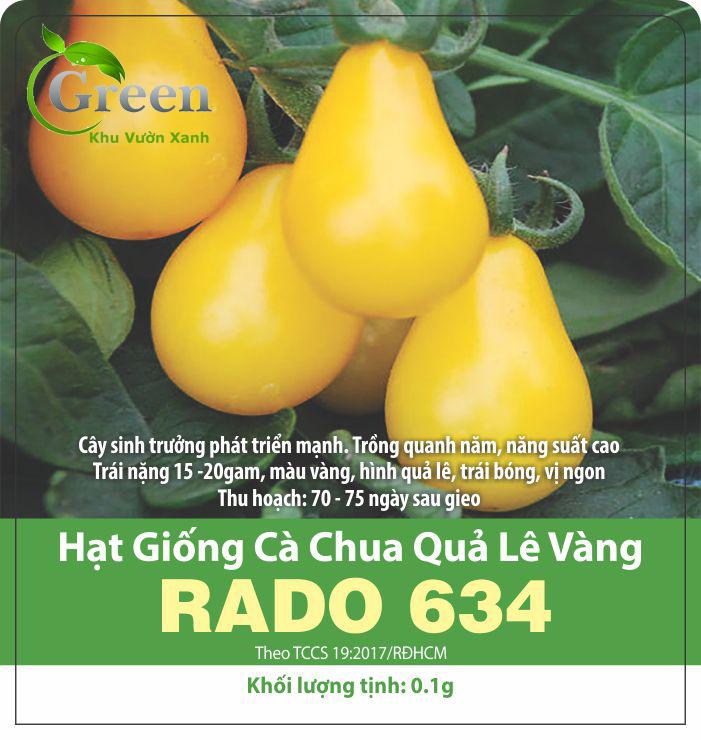 Hạt Giống Cà Chua Quả Lê Vàng
