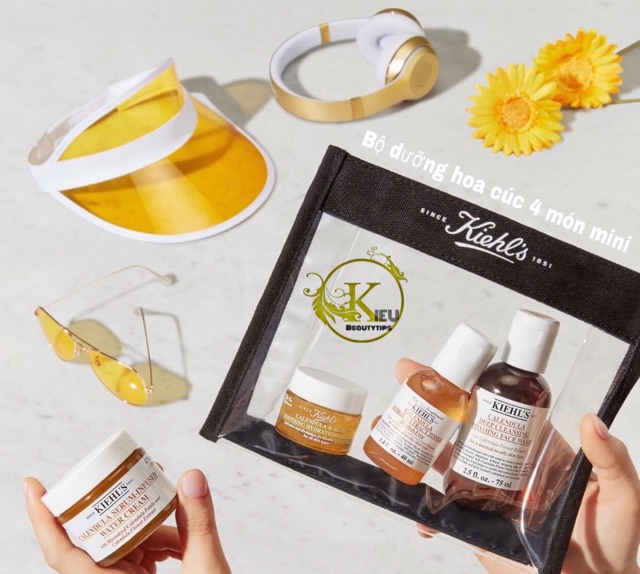 BỘ DƯỠNG DA MẶT - 4 MÓN MINI HOA CÚC KIEHLS CALENDULA