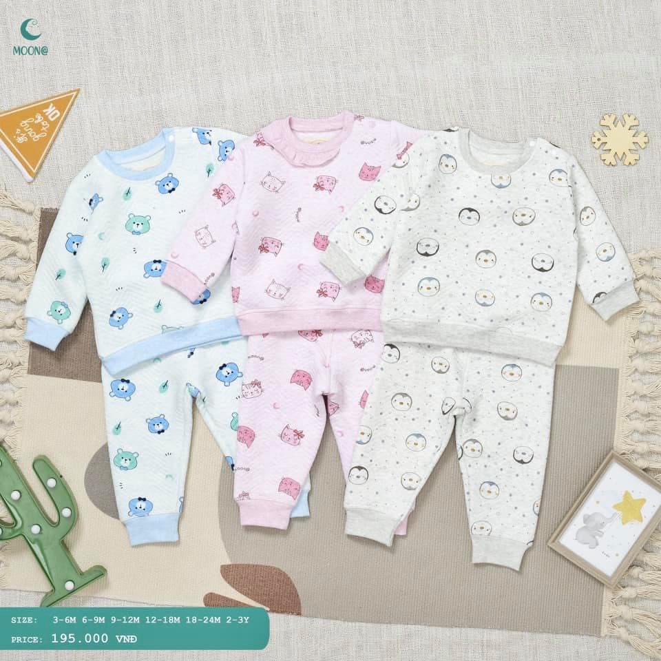 Bộ trần bông cài vai Moon