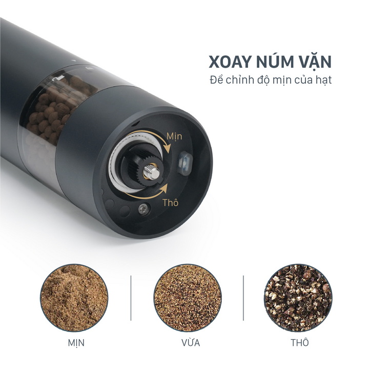 Combo 2 Máy Xay Tiêu Tự Động Bằng Điện Benchusch