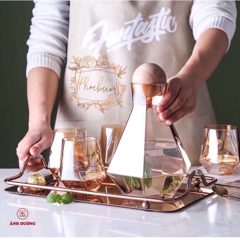 Bộ bình cốc thuỷ tinh chịu nhiệt độ cao