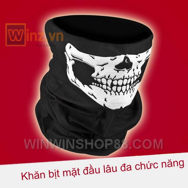 [HCM]Bộ 2 khăn bịt mặt đầu lâu đa chức năng