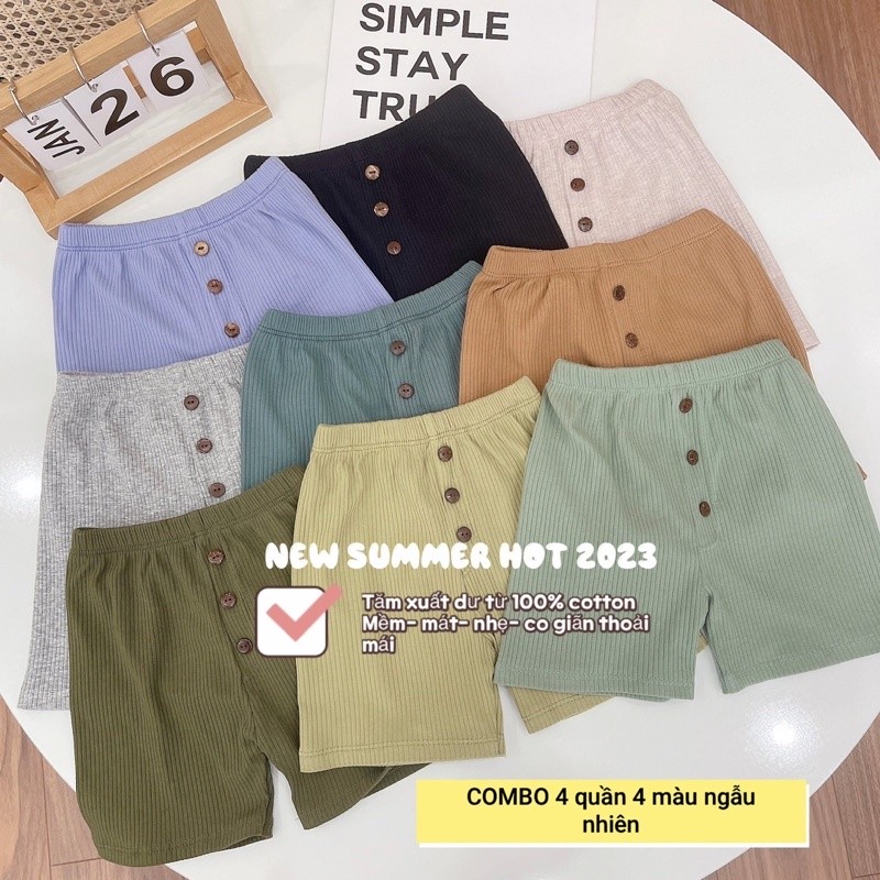 SET 4 QUẦN ĐÙI TĂM 3 CÚC CHO BÉ