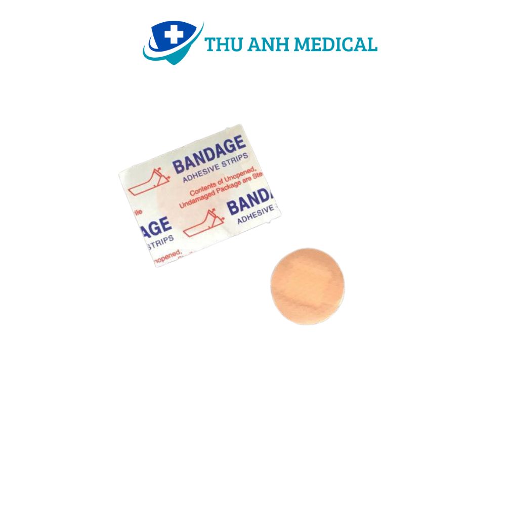 COMBO 100 MIẾNG DÁN CẤY CHỈ BANDAGE - BĂNG KEO TRÒN DÁN MINI ĐA DỤNG