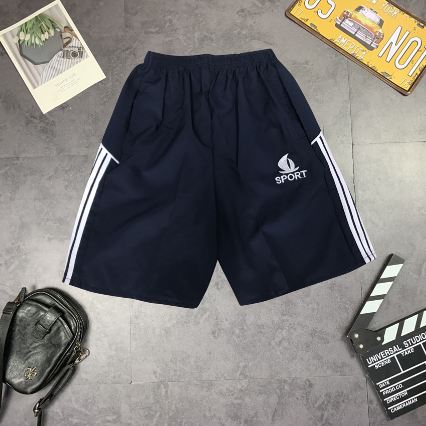 [ Hoàn Tiền Max ] Quần Short Nam Mặc Nhà Mặc Ngủ Phối Ba Sọc Chất Vải Thoáng Mát Kiểu Dáng Thể Thao Blue Monday MEN SHORTS 018
