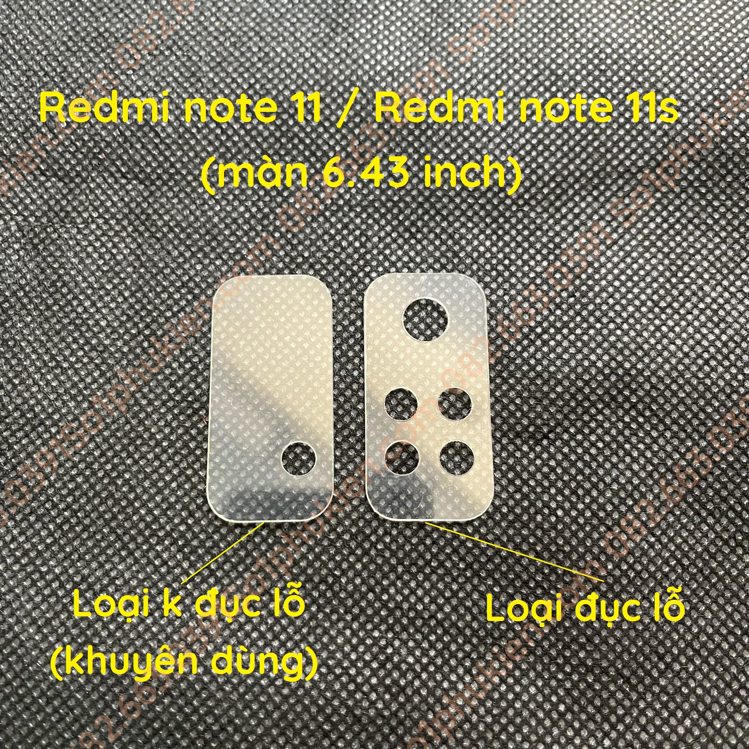 Miếng dán cường lực camera Xiaomi redmi note 11 / note 11s nano, chống bể siêu bền