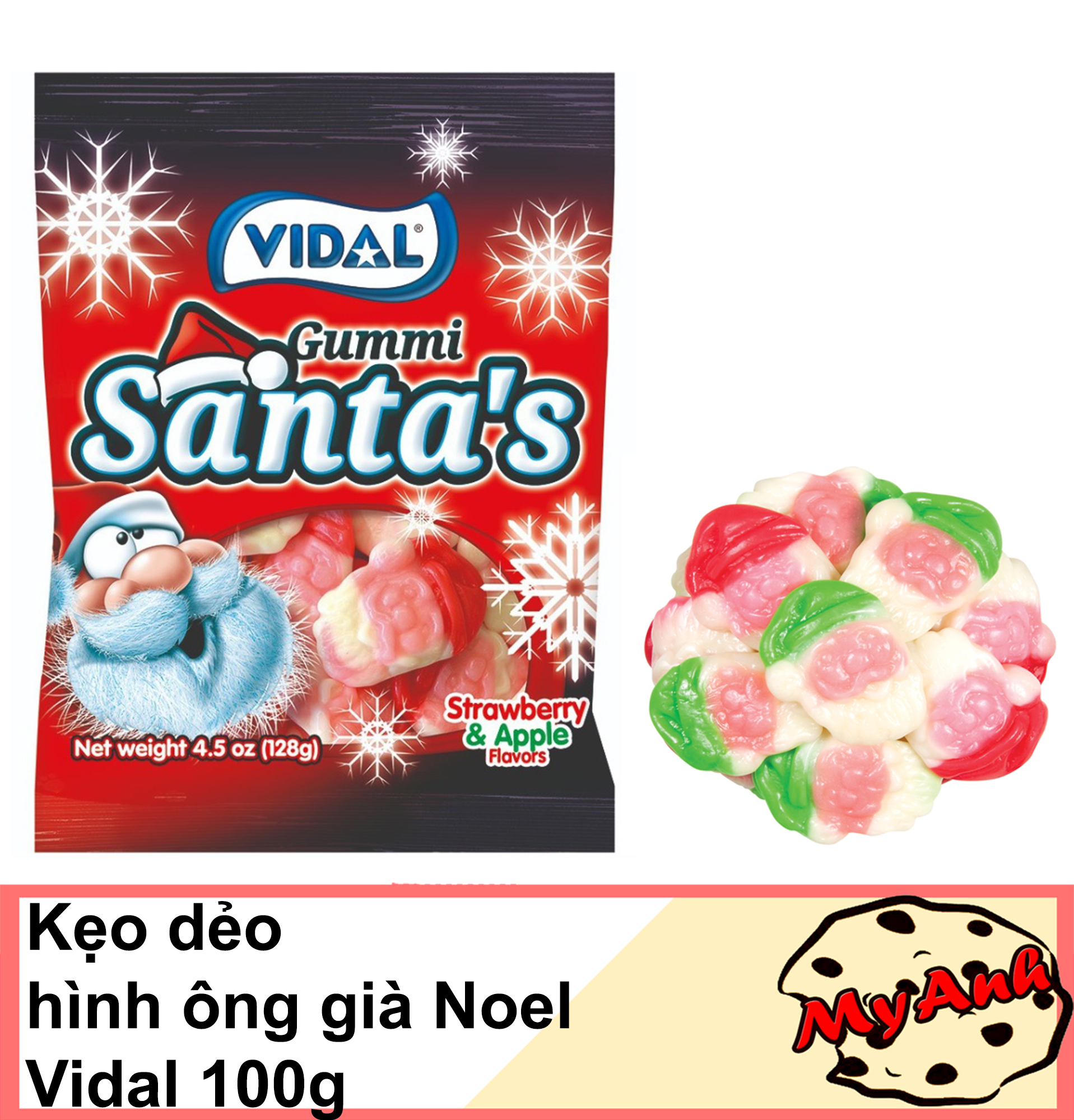 (TRÁI CÂY) KẸO DẺO VIDAL 100G DATE T12/2020
