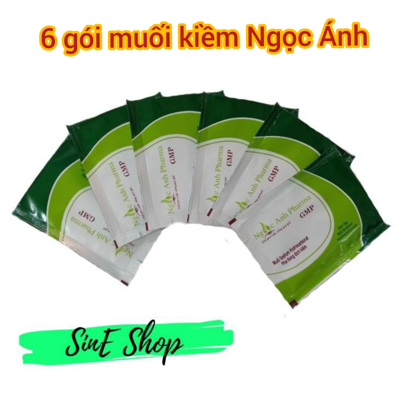 6 gói muối kiềm y tế Ngọc Ánh ( TẶNG CẨM NANG SINH CON TRAI)