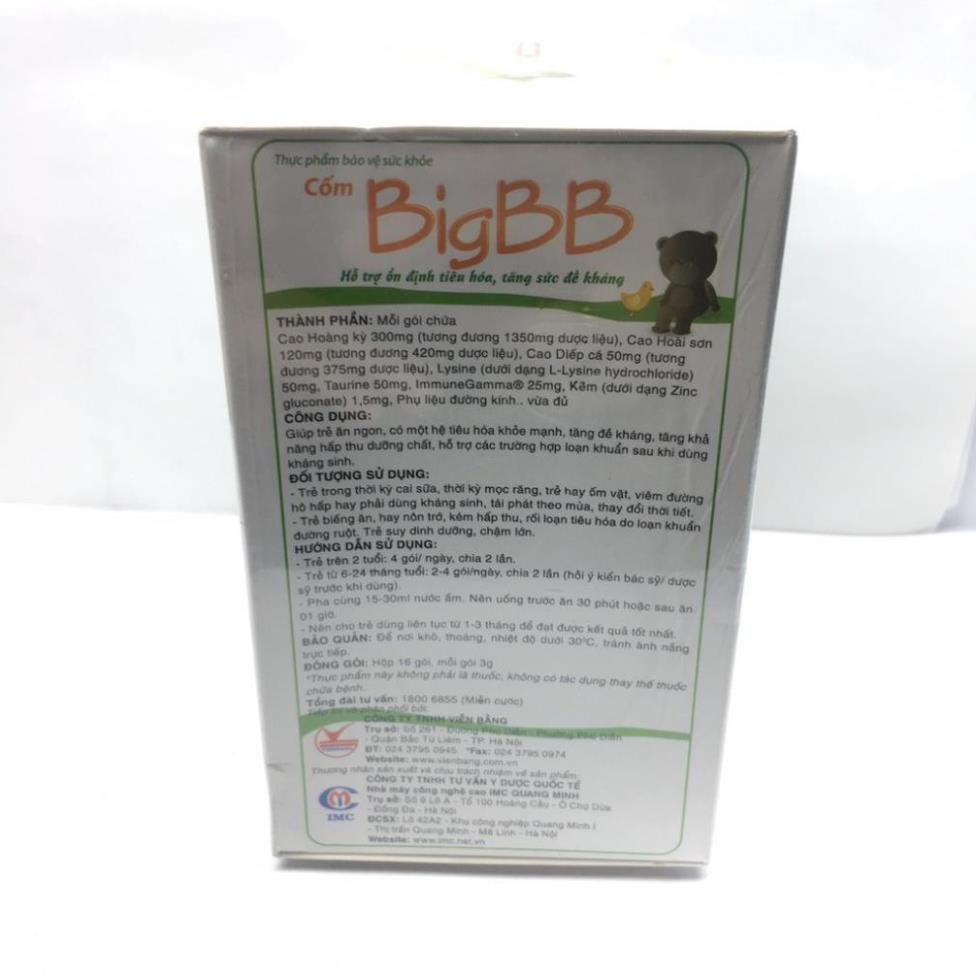 [GIÁ RẺ] BigBB Cốm giúp trẻ ăn ngon hơn hộp 16 gói