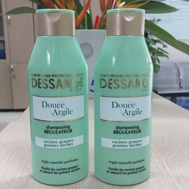 Dầu gội dessange xanh kiềm dầu, ngăn gàu, dưỡng tóc 250ml