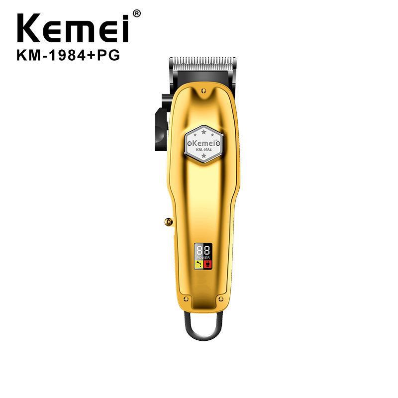 Tông đơ cắt tóc chuyên nghiệp công suất 5w kemei KM1984+PG cao cấp