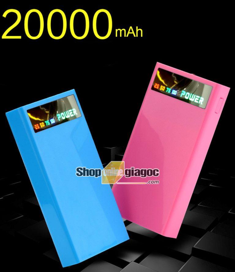 Box Sạc Dự Phòng 6 Cell 18650 Màn KTS VDDP0601 (Không Pin)