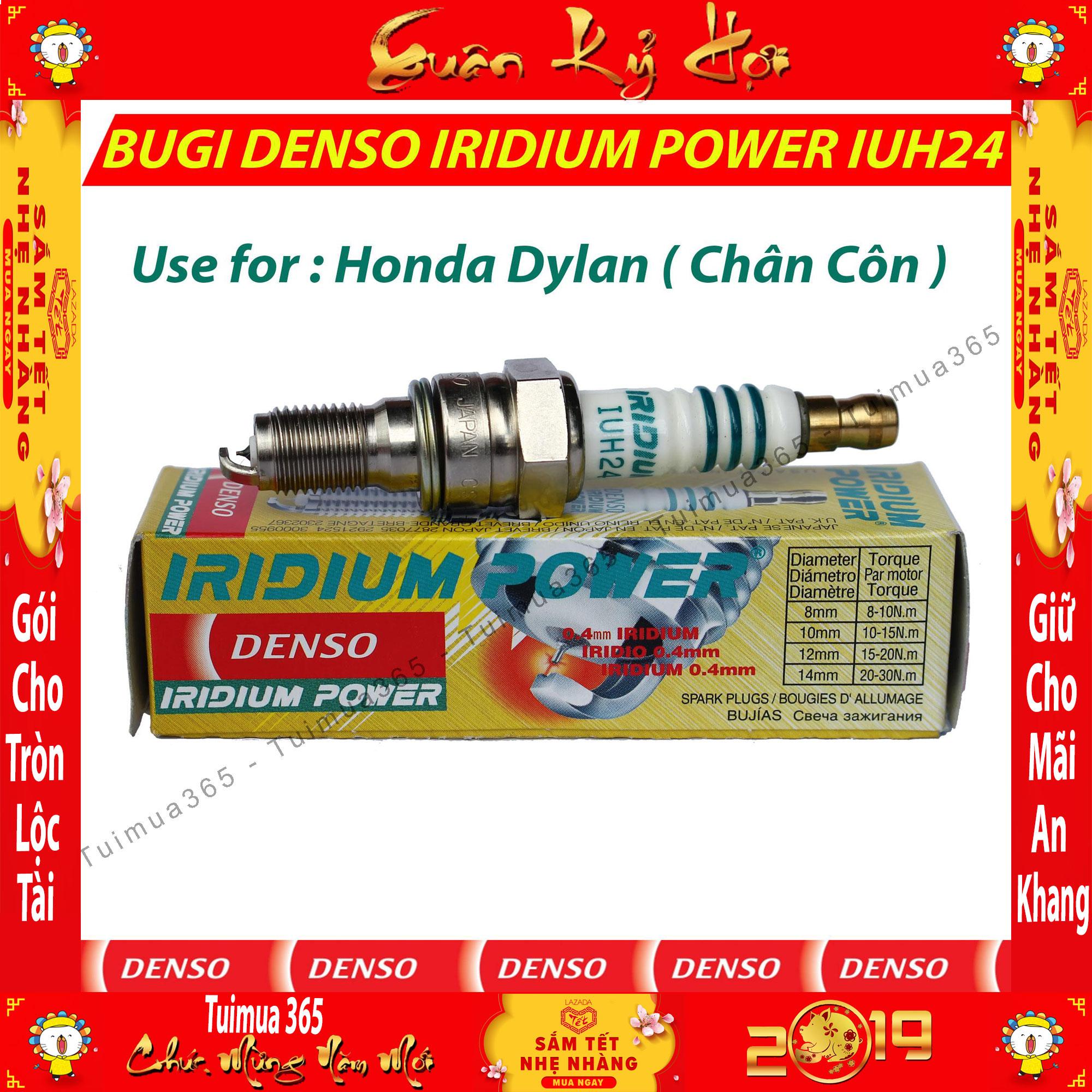[HCM]Bugi IUH24 Chân Côn Honda Dylan DENSO IRIDIUM POWER