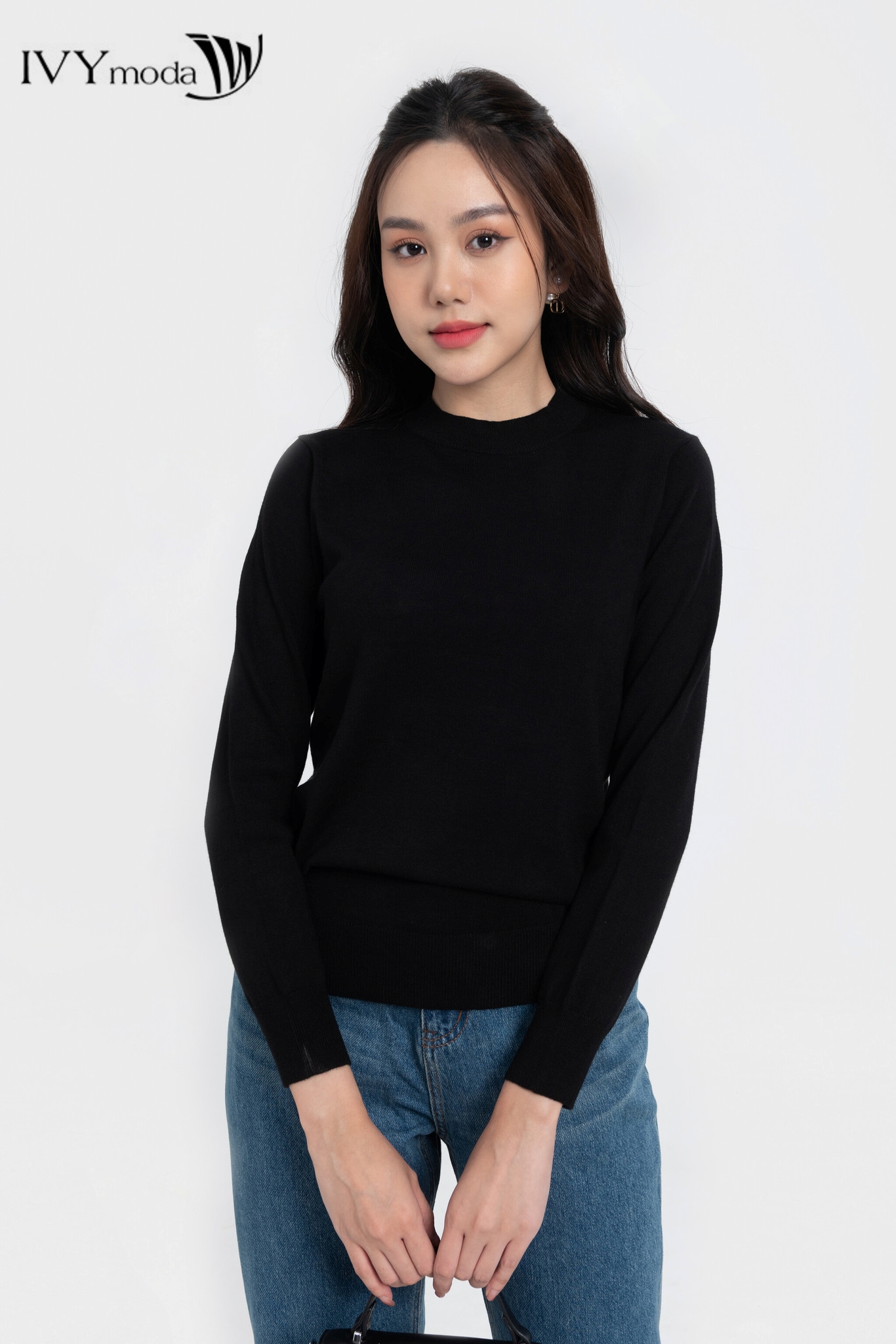 Áo len nữ tay dài IVY moda MS 58P0071