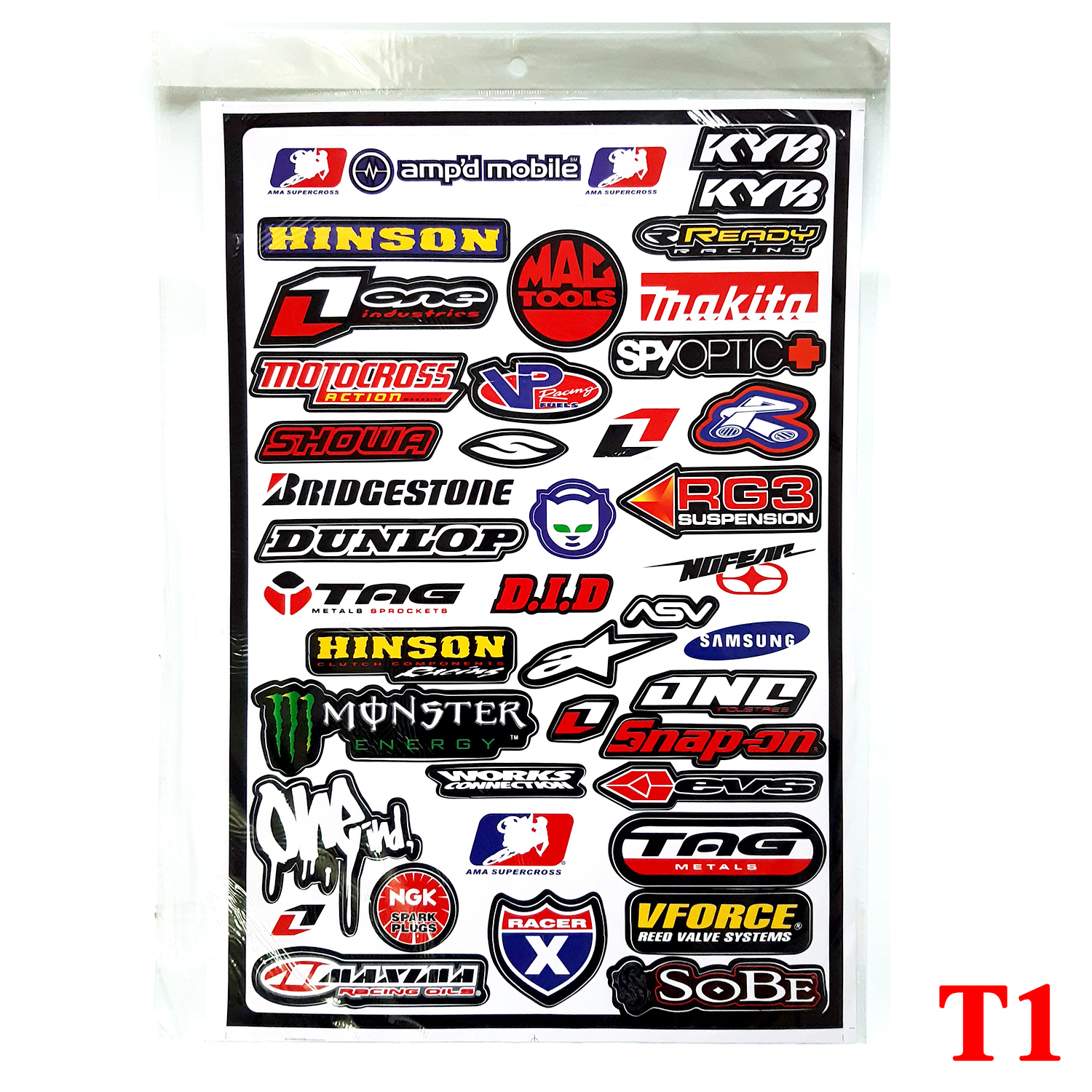 Decal dán xe máy - Mẫu T1