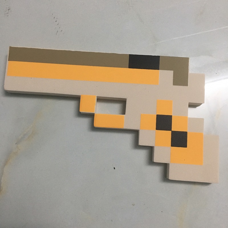Đồ chơi minecraft Sung lục xám