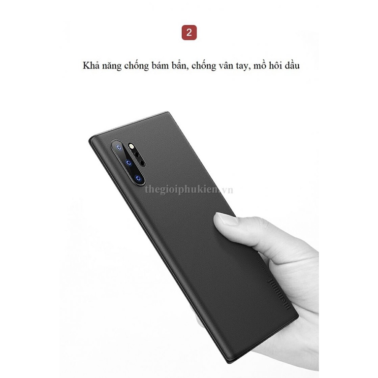 Ốp lưng siêu mỏng chính hãng Memumi cao cấp cho Samsung Galaxy Note 8, Note 9, Note 10, Note 10+, Note 20, Note 20 Ultra
