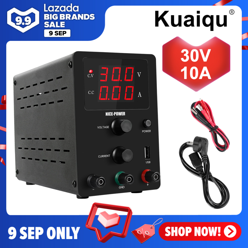Bảng giá KUAIQU 0-30V 0-10A adjustable DC Switching Plating Lab Power Supply,For electronic parts mobile phone  maintenance, aging test, laboratory Phong Vũ