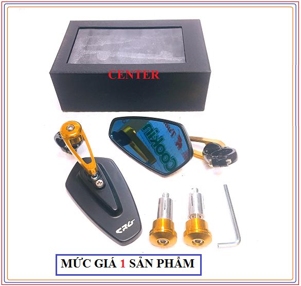 [ Màu Trắng 1 Cặp ] Gương gù kính gù xe máy