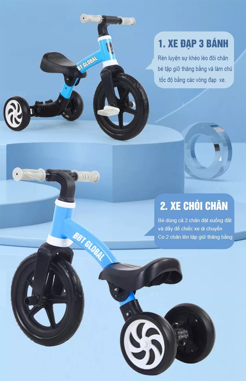 Xe đạp 3 bánh cho bé BBT Global Q520