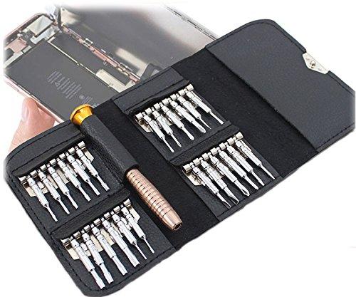 Bộ tua vit, bộ tua vít đa năng sửa điện thoại 25 món có bao da,Bộ tua vít sửa điện thoại/ Mua tua vit iphone - Bộ tô vít ví da 25 in 1 siêu tiện ích, tiện lợi,